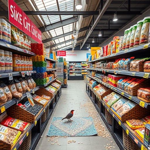 Mobile phone browsing bird seed deals
