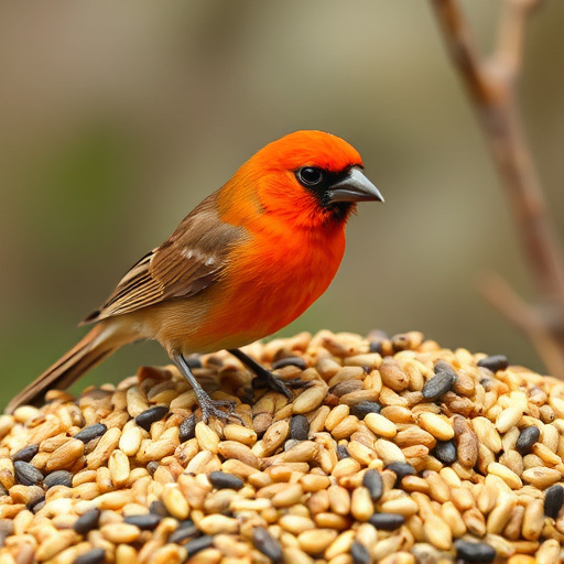 Mobile phone browsing bird seed deals