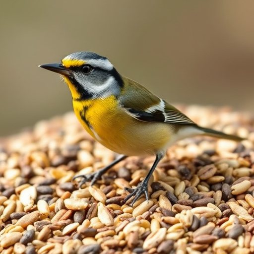 Mobile phone browsing bird seed deals