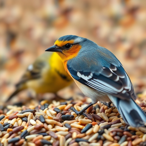 Mobile phone browsing bird seed deals