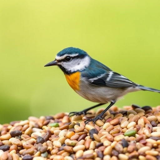 Mobile phone browsing bird seed deals