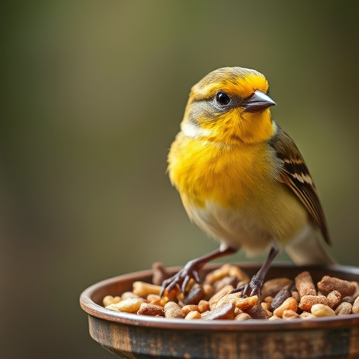 Monthly bird food subscription package