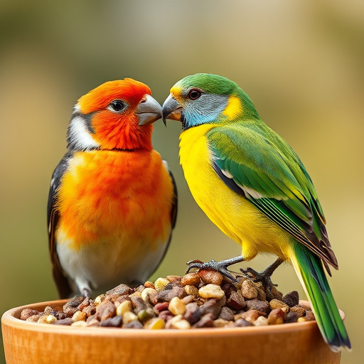 Monthly bird food subscription package