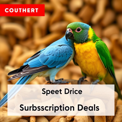 Monthly bird food subscription package