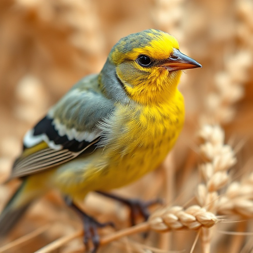 Natural bird food excluding wheat grains