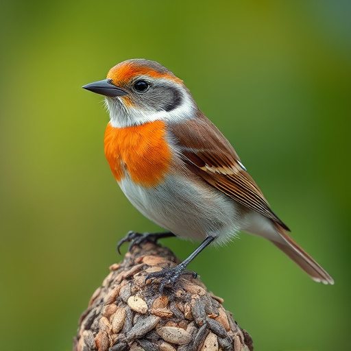 Natural bird food mix with sunflower hearts