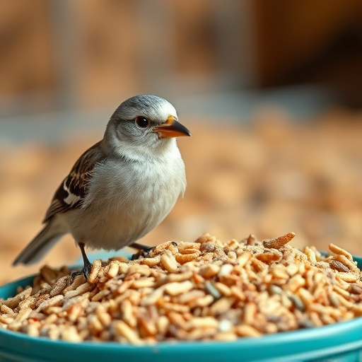 Natural bird food mix with sunflower hearts