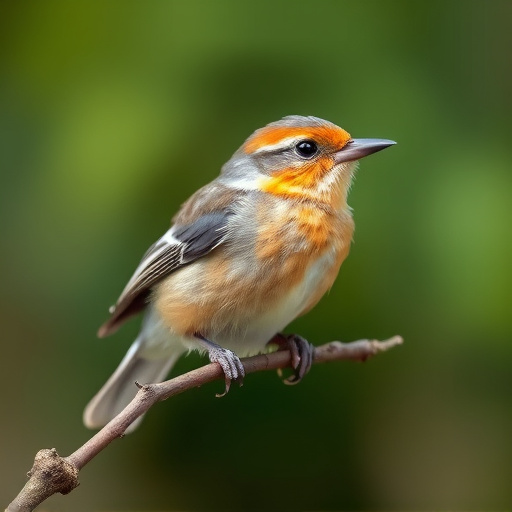 Natural ground feeding station for birds
