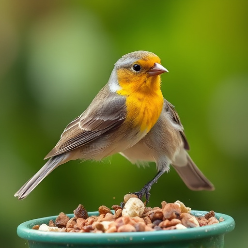Natural seed mix for mess-free feeding