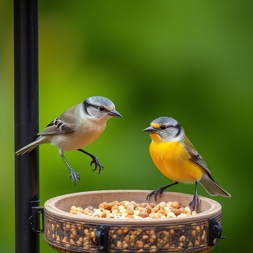 Natural seed mix for mess-free feeding