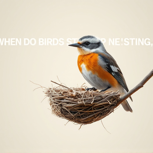 When Do Birds Stop Nesting: Understanding Nature's Rhythm