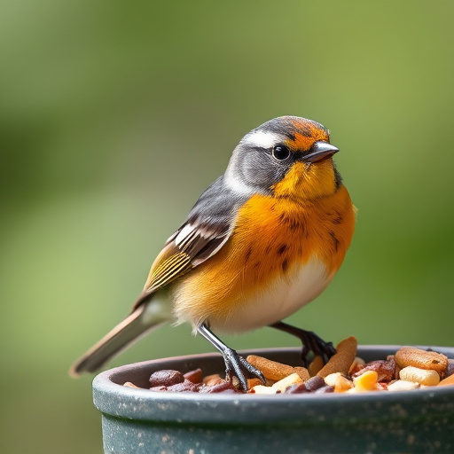 Nesting birds fed soft insects