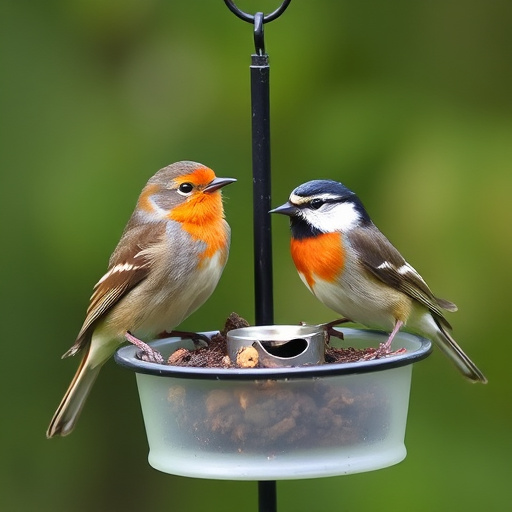 Nesting birds fed soft insects