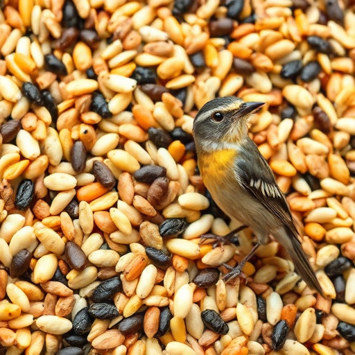 No-grow seed mix on garden tray