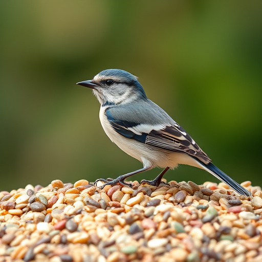 Nut and seed mix for wild birds