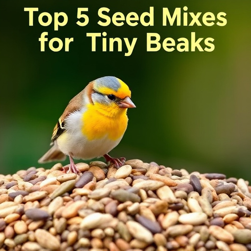 Nut and seed mix for wild birds