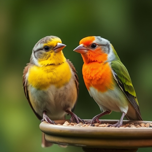 Online order confirmation for bird feed