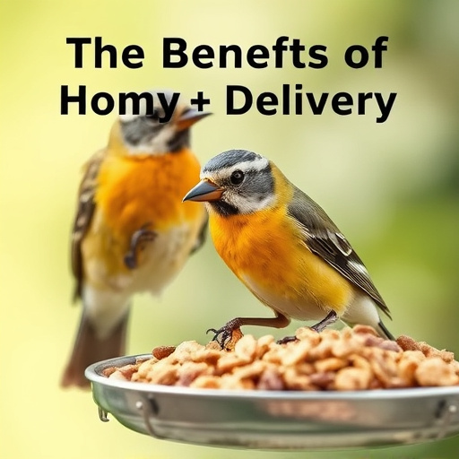 Online order confirmation for bird feed