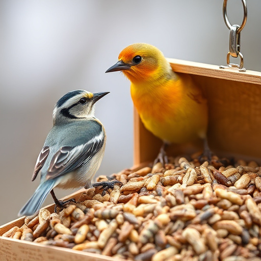 Online order confirmation for bird feed