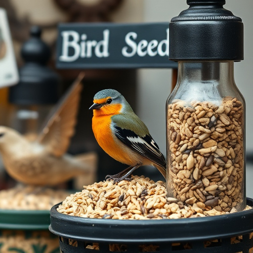 Online store page showing bird seed options