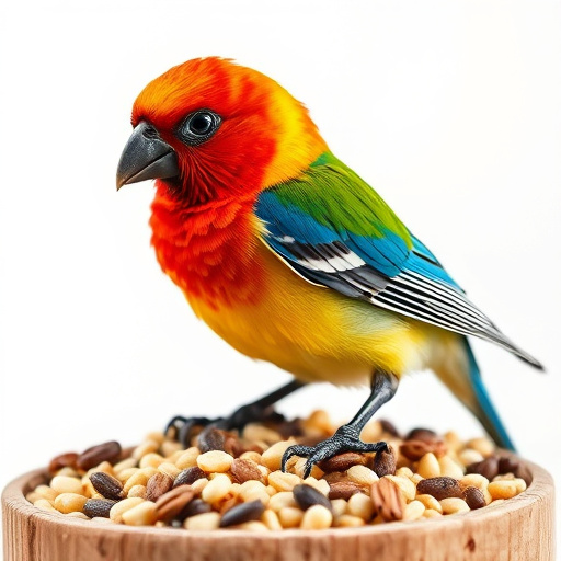 Outdoor display of bird seed deals