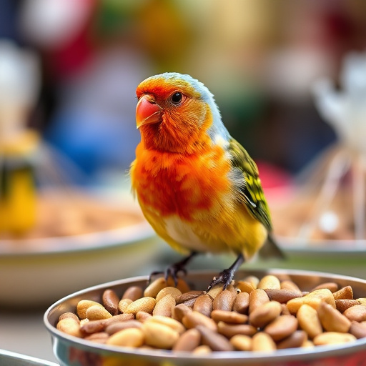 Outdoor display of bird seed deals