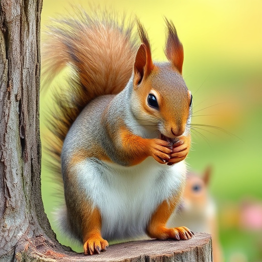Outdoor feeder preventing squirrel access