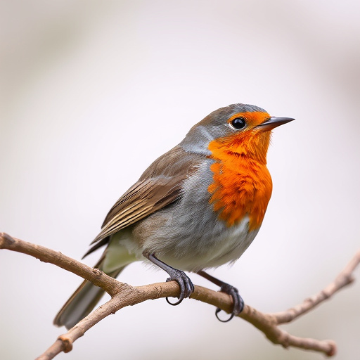 Outdoor tray with robin-attracting seeds