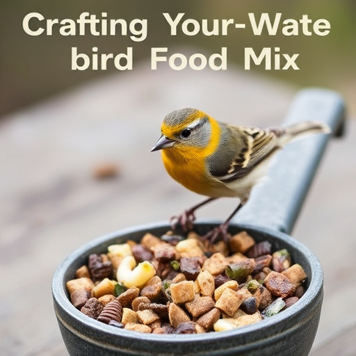 Overflow-free bird feeder with seed mix