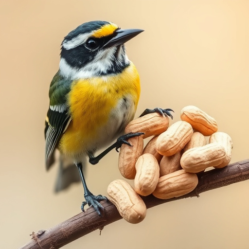 Packaged peanuts with clear label