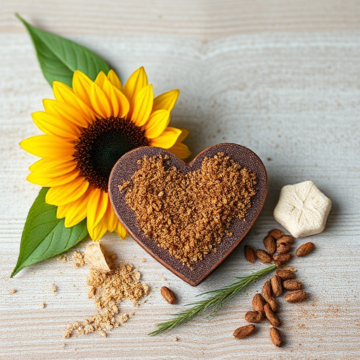 Packaged sunflower hearts with label visible
