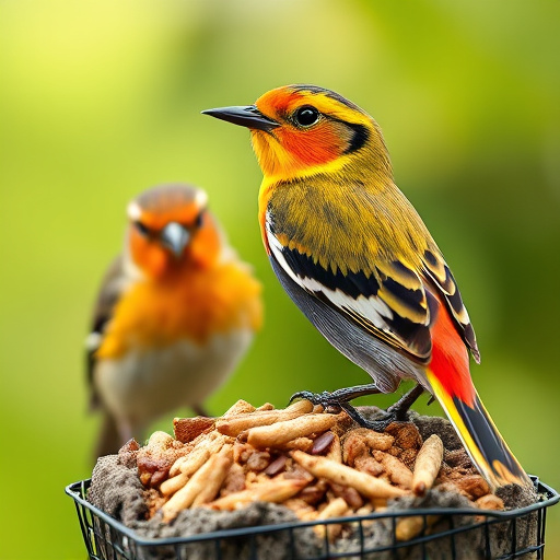 Packed boxes of bird food subscription
