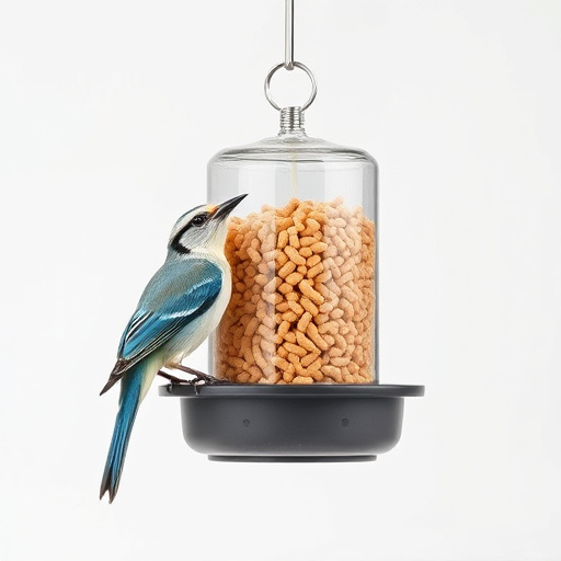 Easy-Clean Mealworm Feeder for Attracting Small Birds