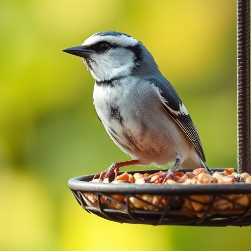 Pigeons excluded by clever feeder design