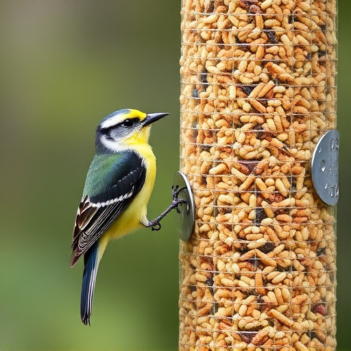 Piles of suet pellets for winter
