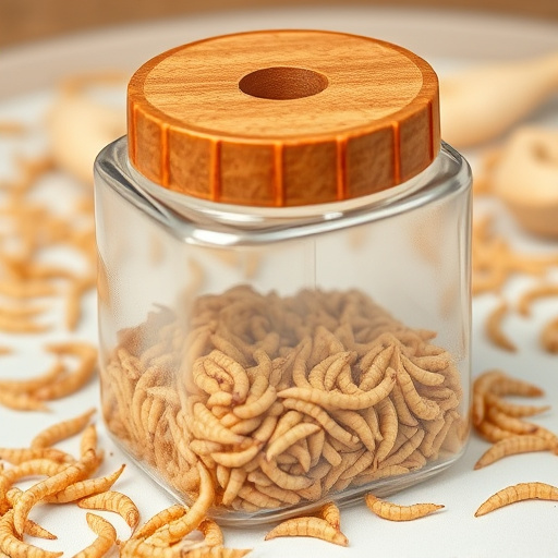 Plastic mealworm tube with bird visitors
