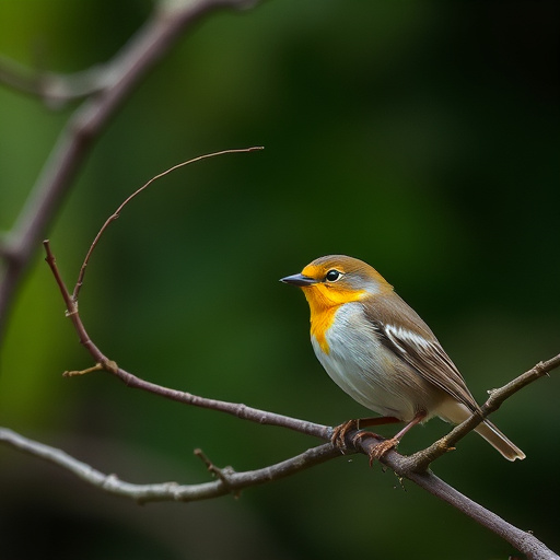 Quiet bird box after breeding season