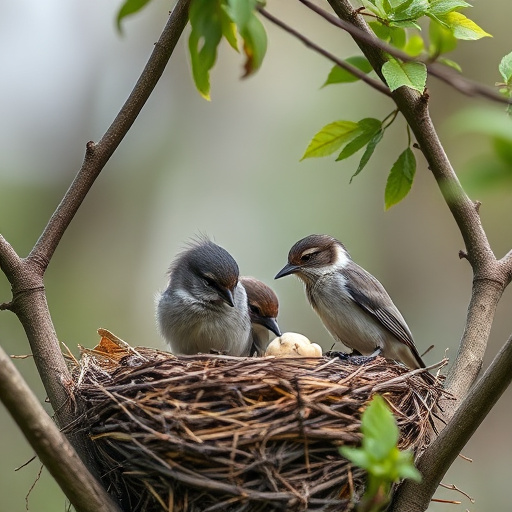 Quiet bird box after breeding season