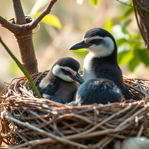 Quiet bird box after breeding season