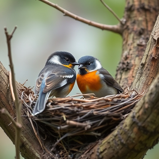 Quiet bird box after breeding season