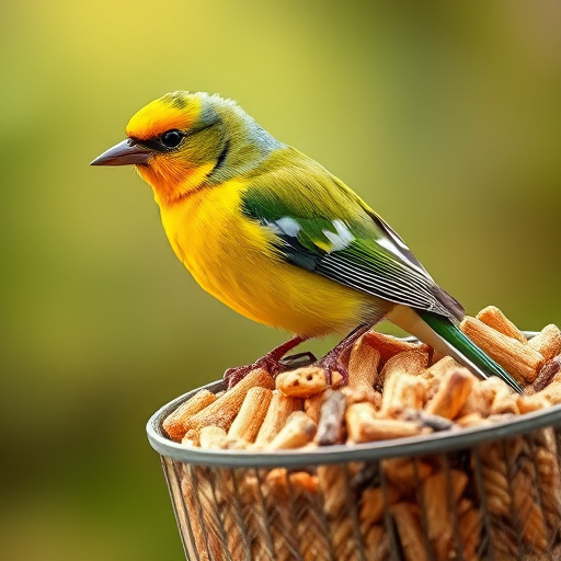 Ready-to-use suet pellets for birds