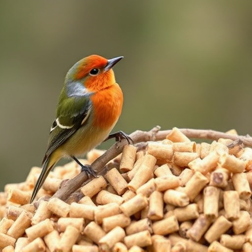 Ready-to-use suet pellets for birds