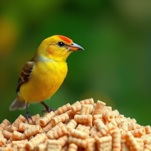 Ready-to-use suet pellets for birds