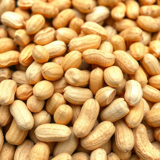 Refill scoop of peanuts for birds