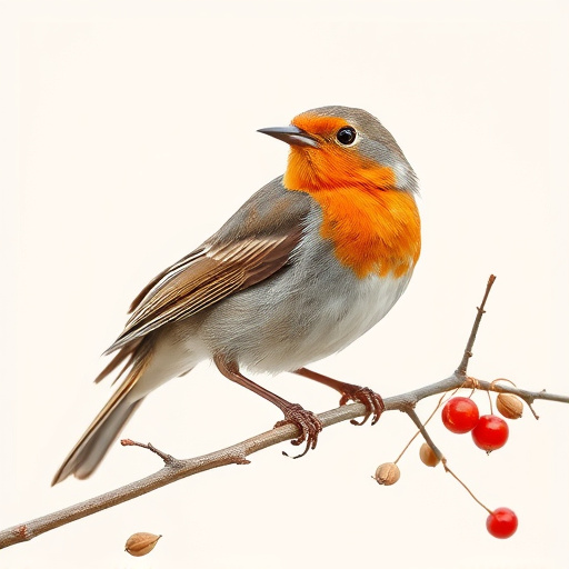 Nurturing Robins: Natural Seeds & Fruits They Love