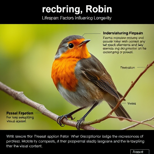 Robin feeding chick in spring nest