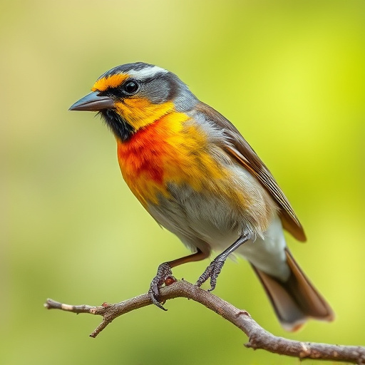 Robin feeding on mealworms in dish