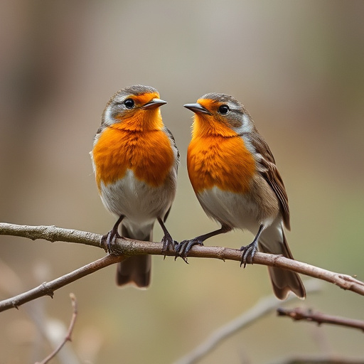 Robin nibbling on chopped fruit pieces