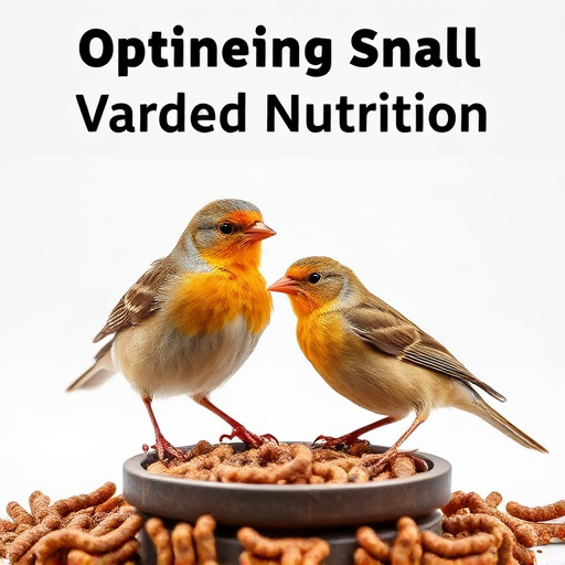 Optimizing Small Bird Nutrition with Mealworm Ground Feeders