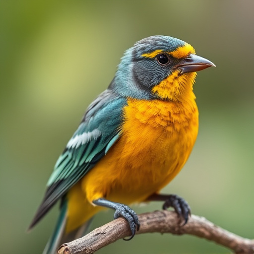 Robin perched near sunflower hearts on table
